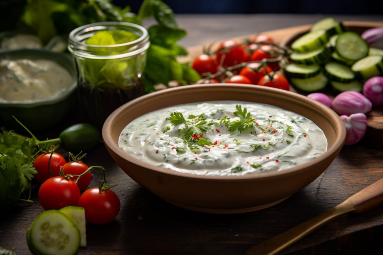 Joghurtos salátaöntet recept